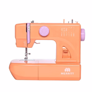 maquina de coser merritt me 6 coleccion color coral