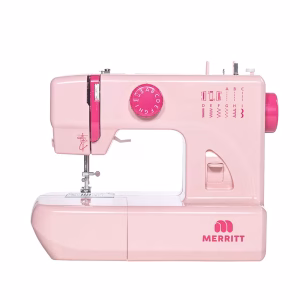 maquina de coser merritt me 6 coleccion color rosado